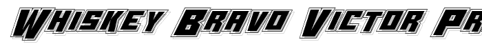 Whiskey Bravo Victor Pro font